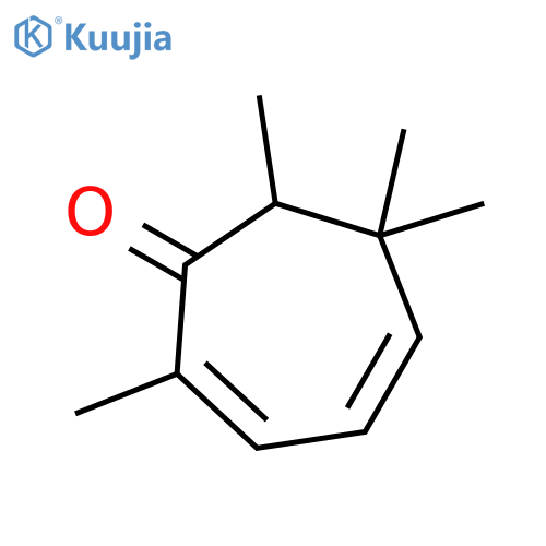 2,6,6,7-Tetramethylcyclohepta-2,4-dien-1-one structure