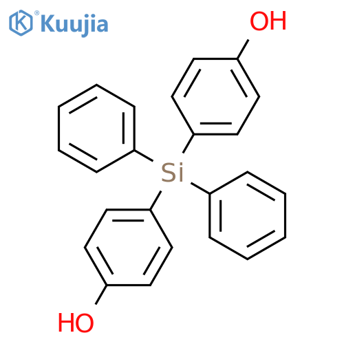 Phenol, 4,4'-(diphenylsilylene)bis- structure