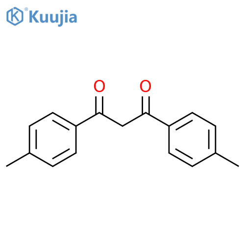 1,3-bis(4-methylphenyl)propane-1,3-dione structure