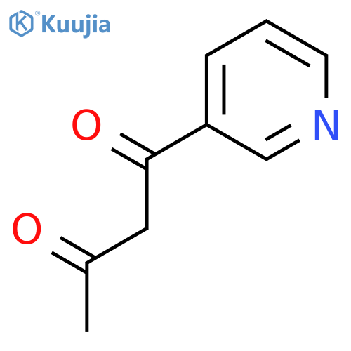 1-(pyridin-3-yl)butane-1,3-dione structure