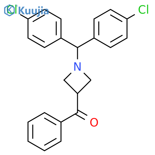 Methanone, [1-[bis(4-chlorophenyl)methyl]-3-azetidinyl]phenyl- structure