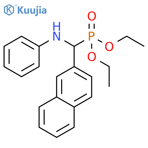 Phosphonic acid, [2-naphthalenyl(phenylamino)methyl]-, diethyl ester structure