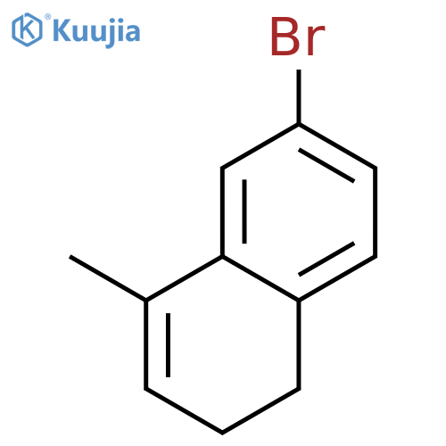 6-Bromo-4-methyl-1,2-dihydronaphthalene structure