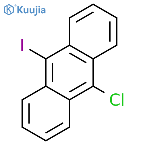 Anthracene, 9-chloro-10-iodo- structure