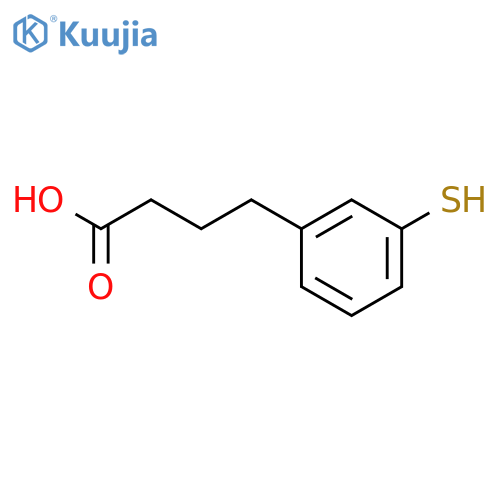 3-Mercaptophenylbutyric Acid; Technical Grade (85-90%; Remainder Possibly Dimer) structure