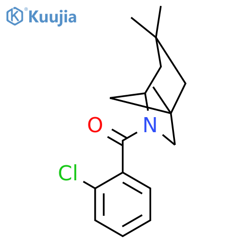6-Azabicyclo[3.2.1]octane, 6-(2-chlorobenzoyl)-1,3,3-trimethyl- structure