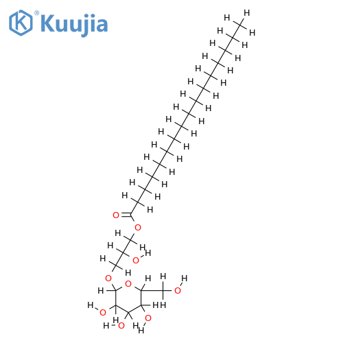 (2S)-1-O-palmitoyl-3-O-beta-D-galactopyranosyl-sn-glycerol structure
