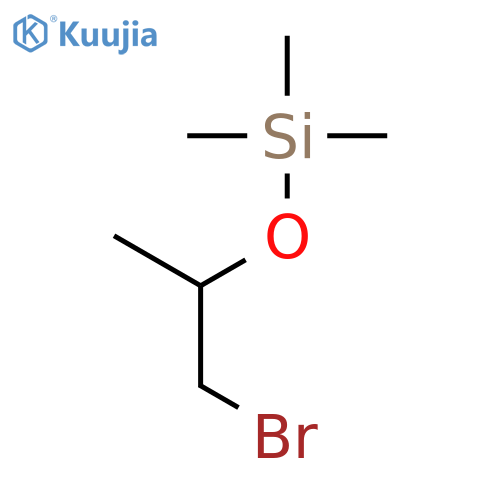 (1-bromopropan-2-yl)oxytrimethylsilane structure