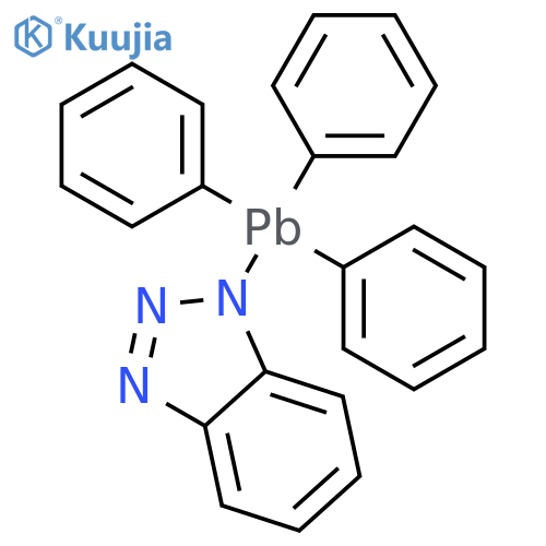 1H-Benzotriazole, 1-(triphenylplumbyl)- structure