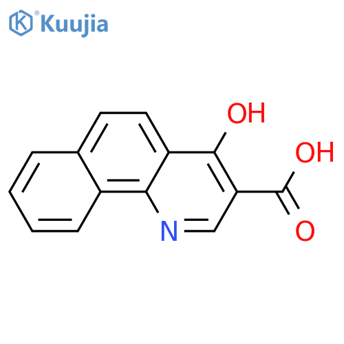 4-Hydroxybenzo[h]quinoline-3-carboxylic acid structure