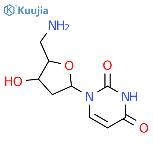 5'-Amino-2',5'-dideoxyuridine structure