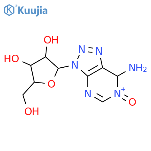 2-(7-amino-6-oxo-7h-triazolo[4,5-d]pyrimidin-6-ium-3-yl)-5-(hydroxymethyl)oxolane-3,4-diol structure