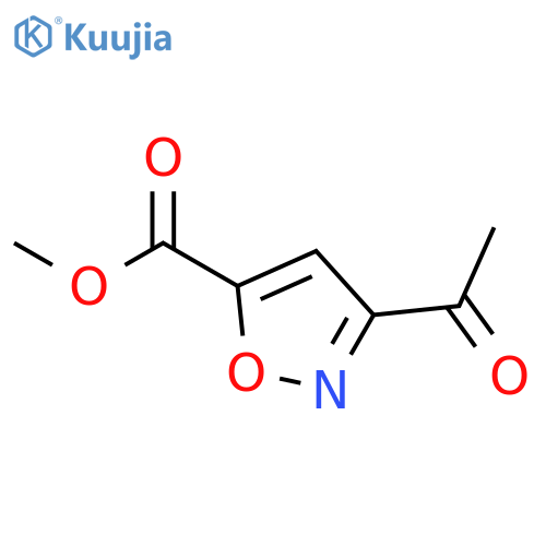 methyl 3-acetyl-1,2-oxazole-5-carboxylate structure