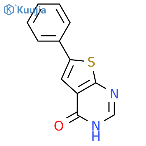 6-phenyl-3H,4H-thieno2,3-dpyrimidin-4-one structure