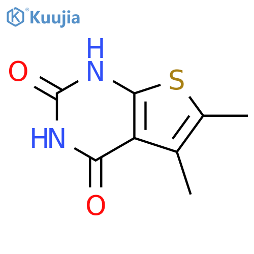 5,6-Dimethyl-1H-thieno[2,3-d]pyrimidine-2,4-dione structure