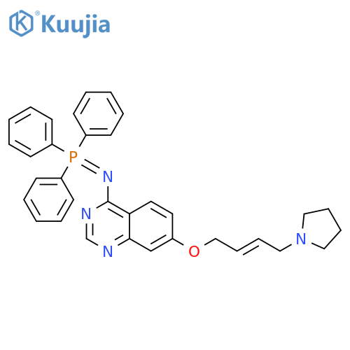 4-Quinazolinamine,7-[[(2E)-4-(1-pyrrolidinyl)-2-butenyl]oxy]-N-(triphenylphosphoranylidene)- structure