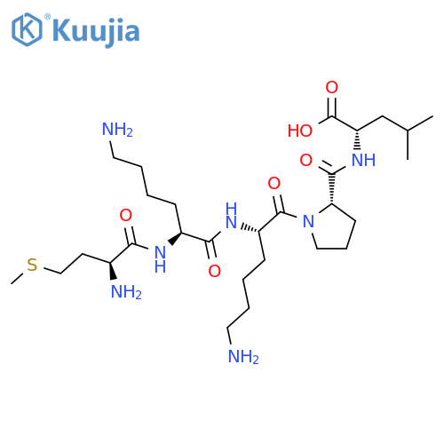 L-Leucine, L-methionyl-L-lysyl-L-lysyl-L-prolyl- structure