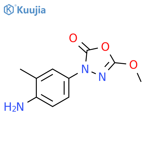 1,3,4-Oxadiazol-2(3H)-one, 3-(4-amino-3-methylphenyl)-5-methoxy- structure