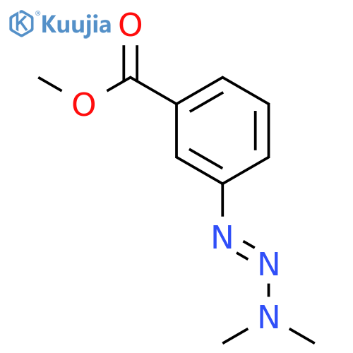 methyl 3-[(1E)-3,3-dimethyltriaz-1-en-1-yl]benzoate structure