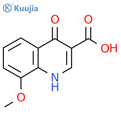 8-Methoxy-4-oxo-1,4-dihydroquinoline-3-carboxylic acid structure