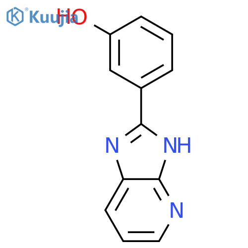 3-(3H-imidazo[4,5-b]pyridin-2-yl)-Phenol structure