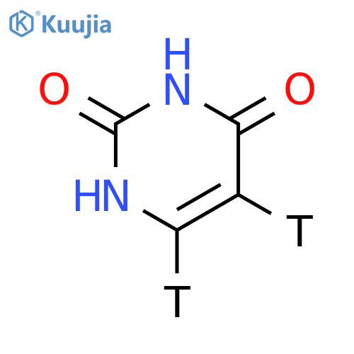 2,4(1H,3H)-Pyrimidinedione-5,6-t2(9CI) structure