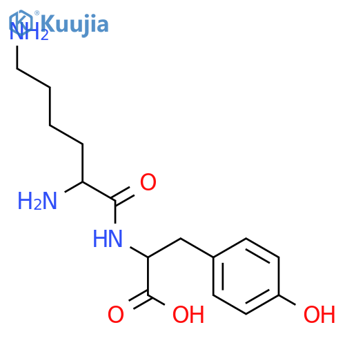 H-Lys-Tyr-OH acetate salt structure