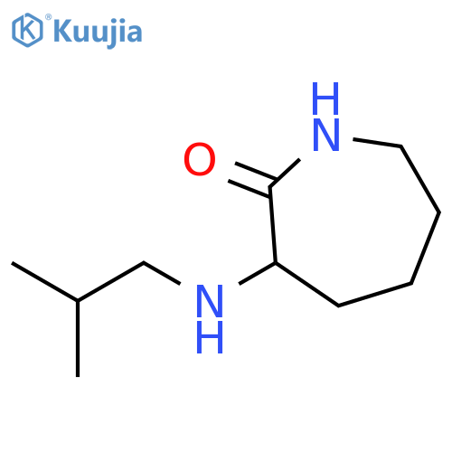 (3S)-Hexahydro-3-(2-methylpropyl)amino-2H-azepin-2-one structure