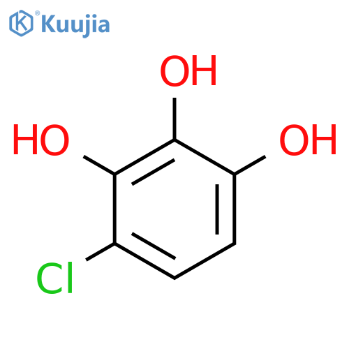 1,2,3-Benzenetriol, 4-chloro- structure