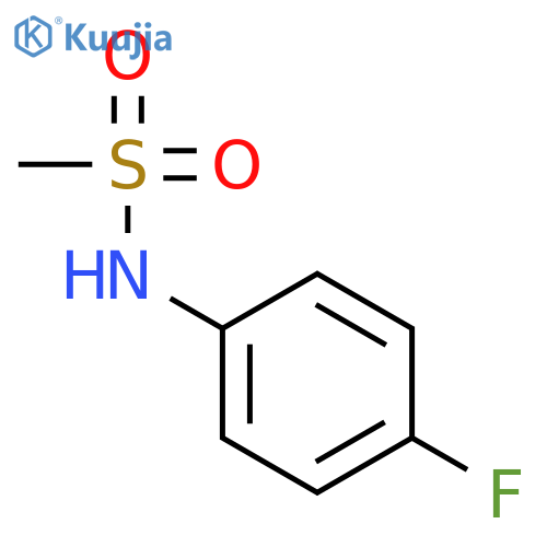 Methanesulfonamide, N-(4-fluorophenyl)- structure