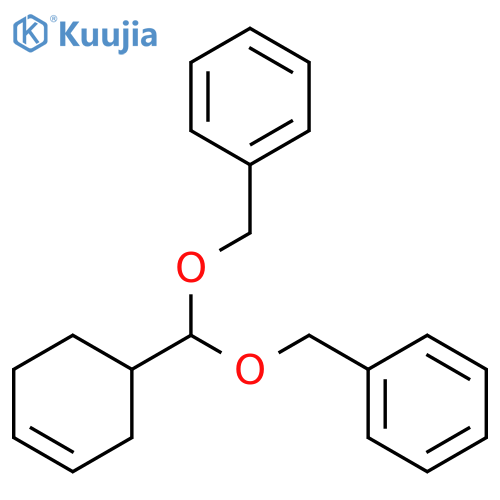 Benzene, 1,1'-[(3-cyclohexen-1-ylmethylene)bis(oxymethylene)]bis- structure