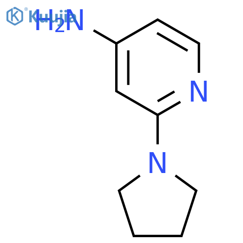 2-(pyrrolidin-1-yl)pyridin-4-amine structure