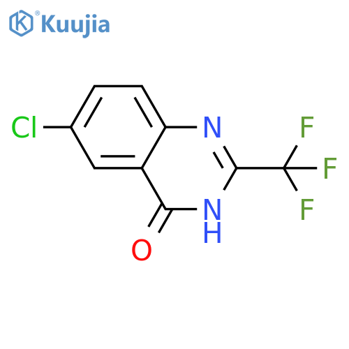 6-Chloro-2-(trifluoromethyl)quinazolin-4(3H)-one structure