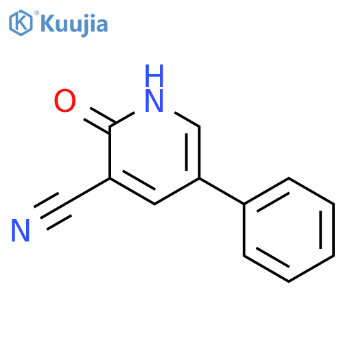 3-Pyridinecarbonitrile,1,2-dihydro-2-oxo-5-phenyl- structure