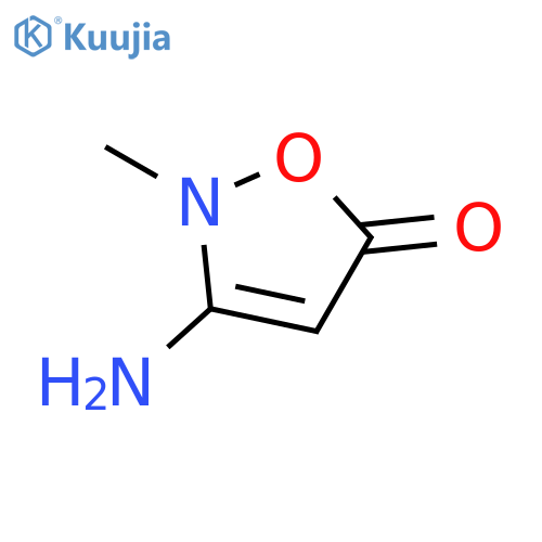 3-amino-2-methyl-2,5-dihydro-1,2-oxazol-5-one structure