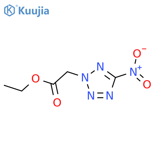 (5-Nitro-tetrazol-2-yl)-acetic acid ethyl ester structure