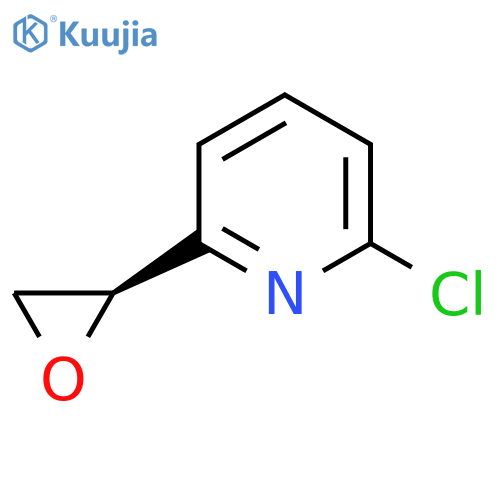 2-chloro-6-(2R)-oxiran-2-ylpyridine structure