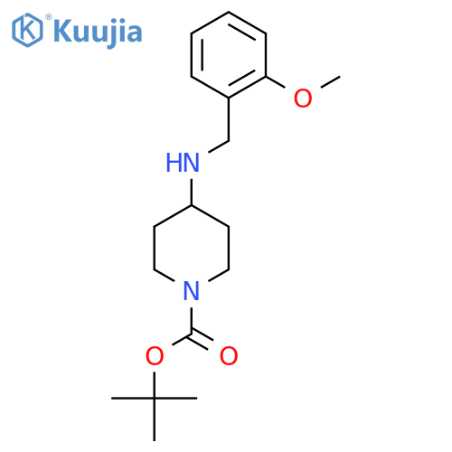 tert-Butyl 4-(2-methoxybenzylamino)piperidine-1-carboxylate structure