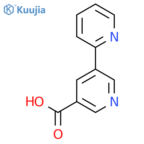 5-(pyridin-2-yl)pyridine-3-carboxylic Acid structure