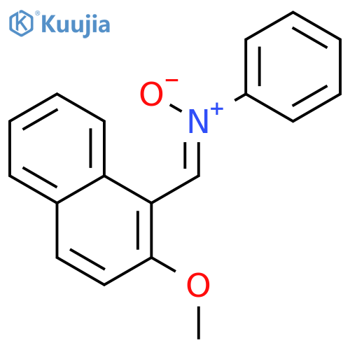 N-[(2-methoxynaphthalen-1-yl)methylidene]-N-phenylamine oxide structure