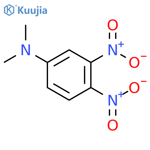 N,n-dimethyl-3,4-dinitroaniline structure