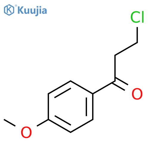 3-Chloro-1-(4-methoxyphenyl)propan-1-one structure