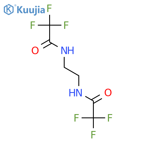 N,N''-ethane-1,2-diylbis(2,2,2-trifluoroacetamide) structure