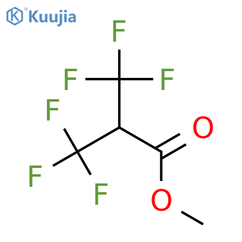 Methyl 3,3,3-trifluoro-2-(trifluoromethyl)propanoate structure