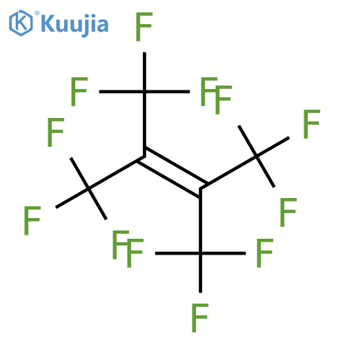 2-butene, 2,3-bis(trifluoromethyl)-1,1,1,4,4,4-hexafluoro- structure