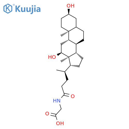 Glycodeoxycholic acid monohydrate structure
