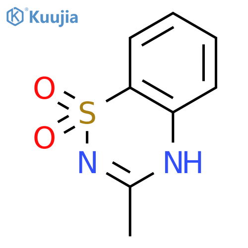 3-methyl-4H-benzoe1,2,4thiadiazine 1,1-dioxide structure