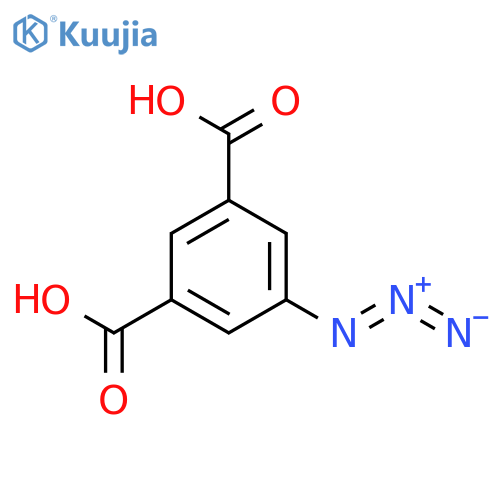 5-azidobenzene-1,3-dicarboxylic Acid structure