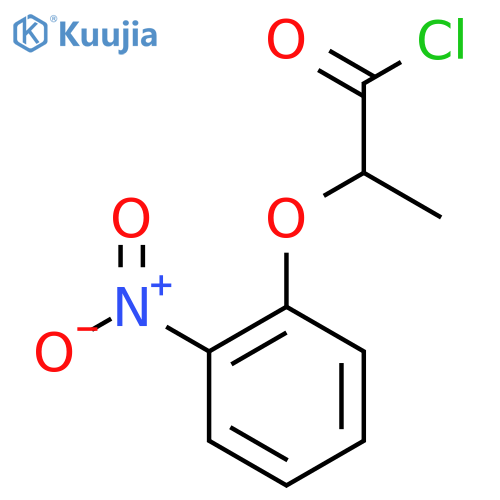 2-(2-Nitrophenoxy)propanoyl chloride structure