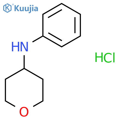 N-Phenyltetrahydro-2H-pyran-4-amine hydrochloride structure